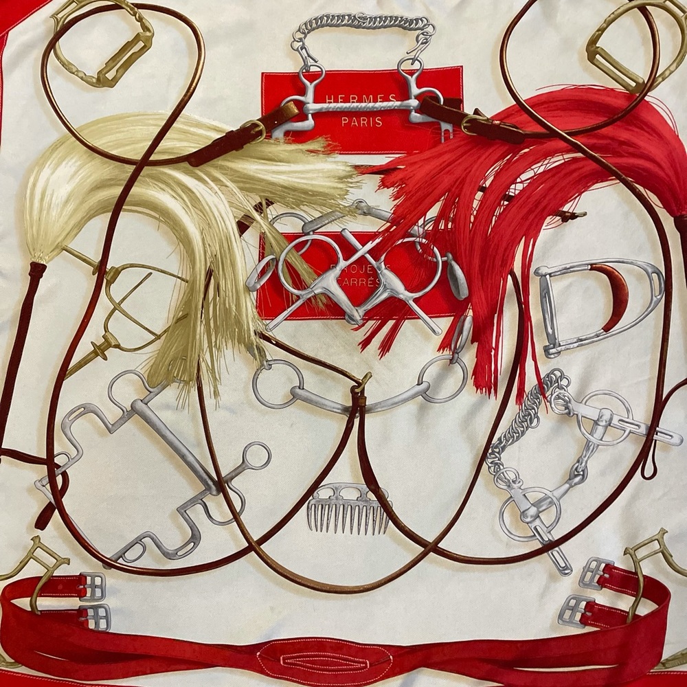 HERMÈS silk scarf